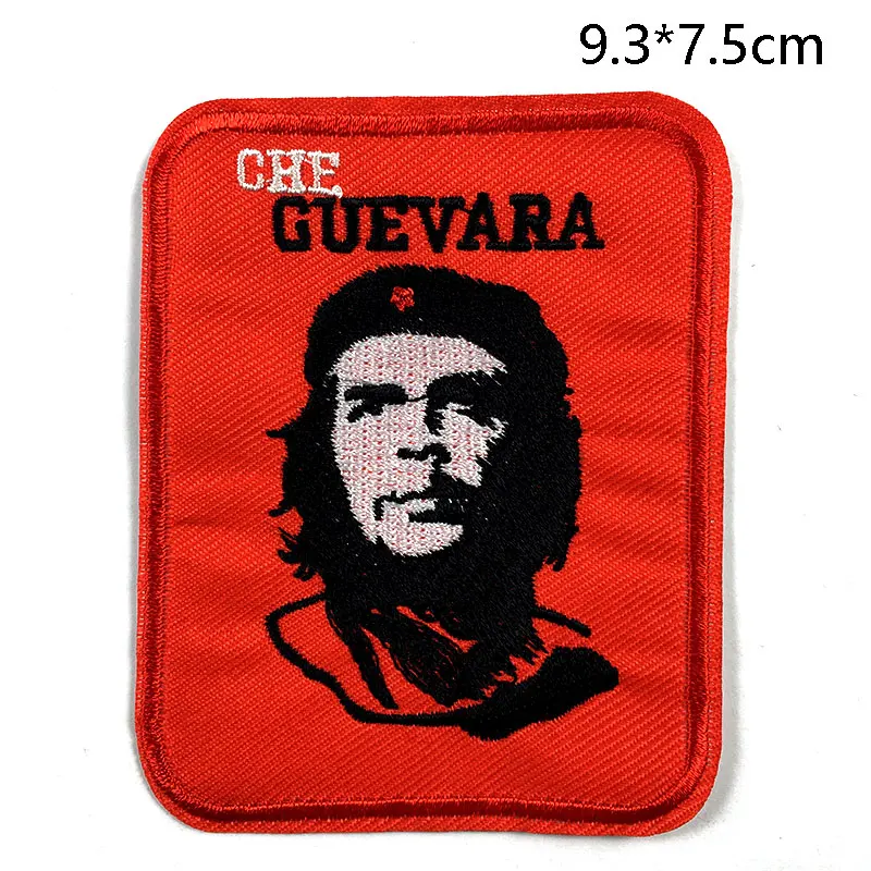 Лидер продаж! Нашивки Che Guevara Hero с вышивкой 80*80 мм|Заплатки| |