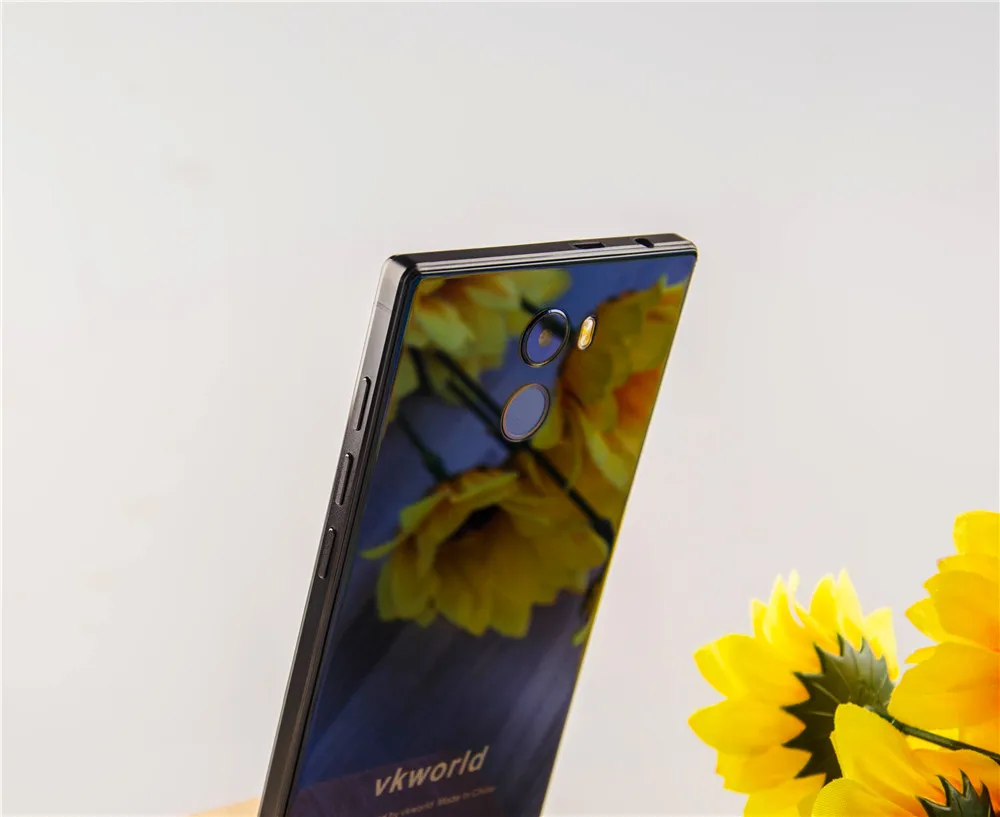 Мобильный телефон VKworld Mix Plus, 4G, 5,5 дюймов, полный экран, 3 ГБ, 32 ГБ, Android 7,0, четырехъядерный процессор MTK6737, 13 МП+ 8 Мп, отпечаток пальца, 2850 мАч, мобильный телефон