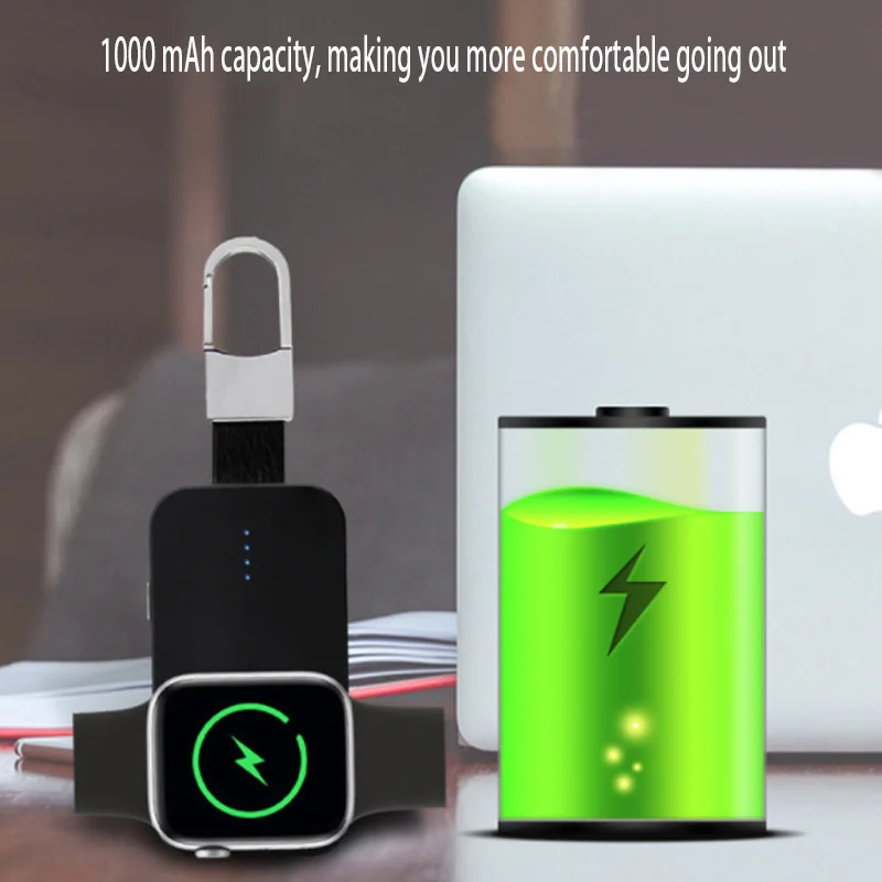 2 в 1 умные беспроводные Часы зарядное устройство Smartwatch USB зарядное устройство брелок для Apple Watch 1 2 3 4 серии Магнитная Зарядка линия передачи данных