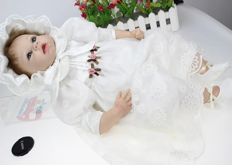 22 дюйма виниловая Реалистичная Кукла Adora Reborn из мягкого силикона кукла принцессы