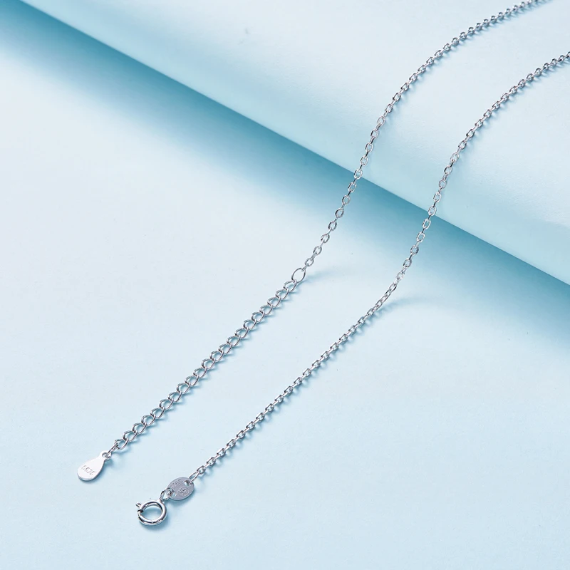 CDE 925 пробы Серебряное ожерелье с цепочкой, украшенное кристаллами от Swarovski, ювелирное изделие, регулируемая цепочка, 3 шт./лот, Женские Ювелирные изделия