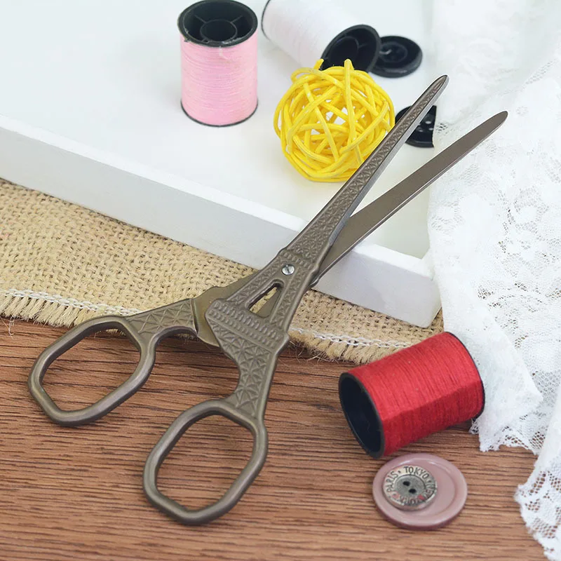 Retro Eiffel tower scissors cross stitch hand tea bag hair eyebrow japones makeup eyelash nose | Красота и здоровье