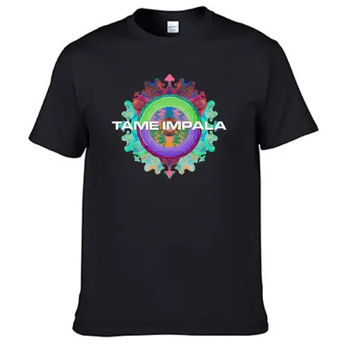 Футболка Tame Impala Kevin Parker с музыкой рок группы новинка 202049 мультяшная Мужская