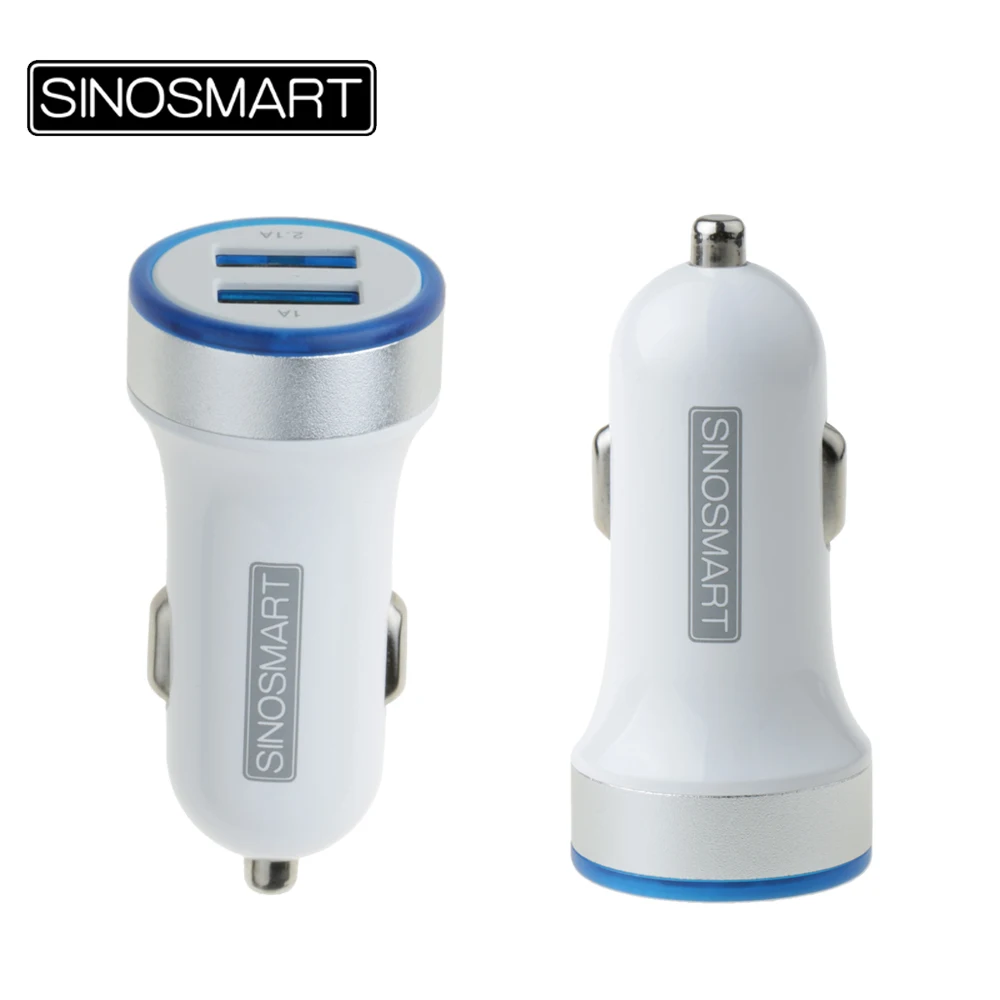 SINOSMART двойной USB многофункциональный 5 В/2 1 А + а Универсальный светильник для