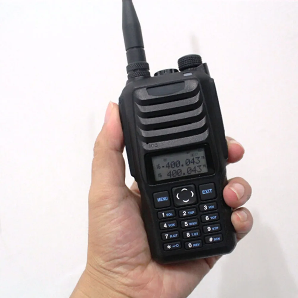 DHL Free 3 шт. Двухдиапазонная портативная рация VHF UHF 10 Вт км Удобная RS589 Трехцветная с