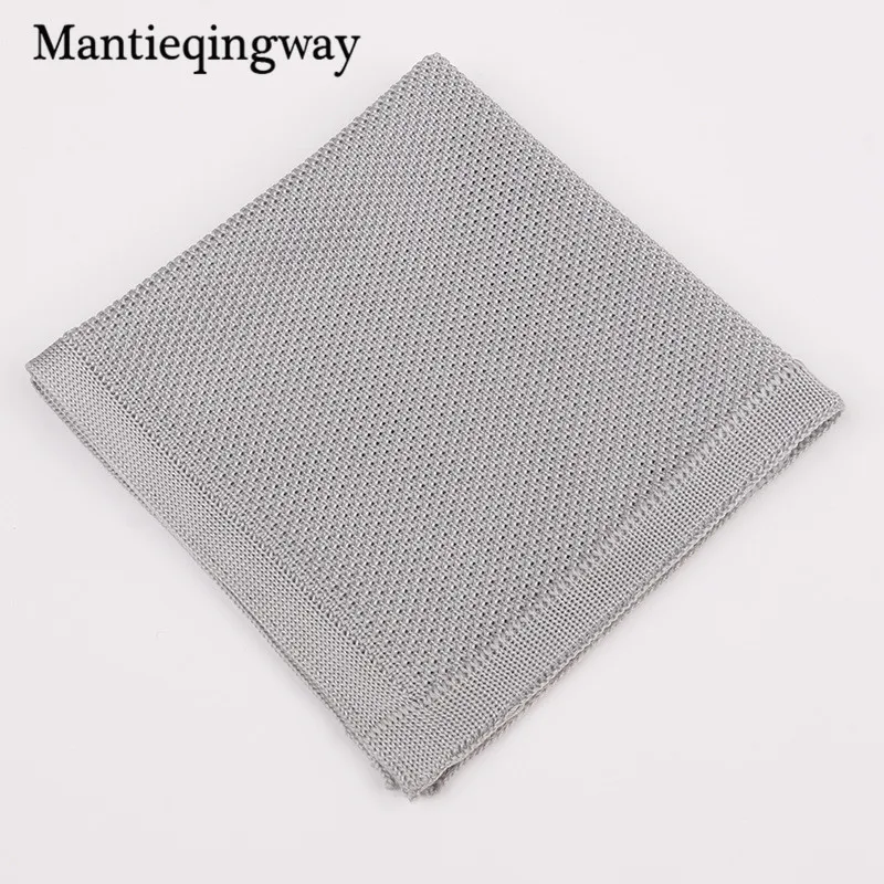 Mantieqingway Мода вязаный платок для мужской карманный квадратный Полотенца Бизнес