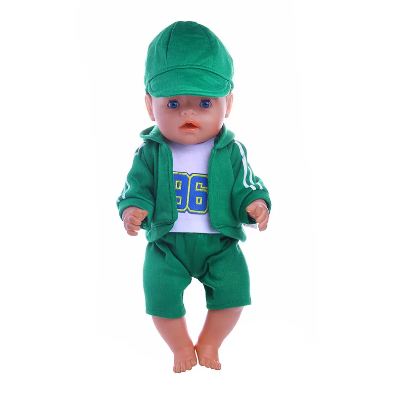 Luckdoll5 шт./Аксессуары для кукол одежда спортивный набор подходит 43 см игрушки