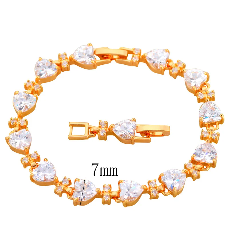 Браслет ROLILASON женский в стиле ретро романтический золотистый классический