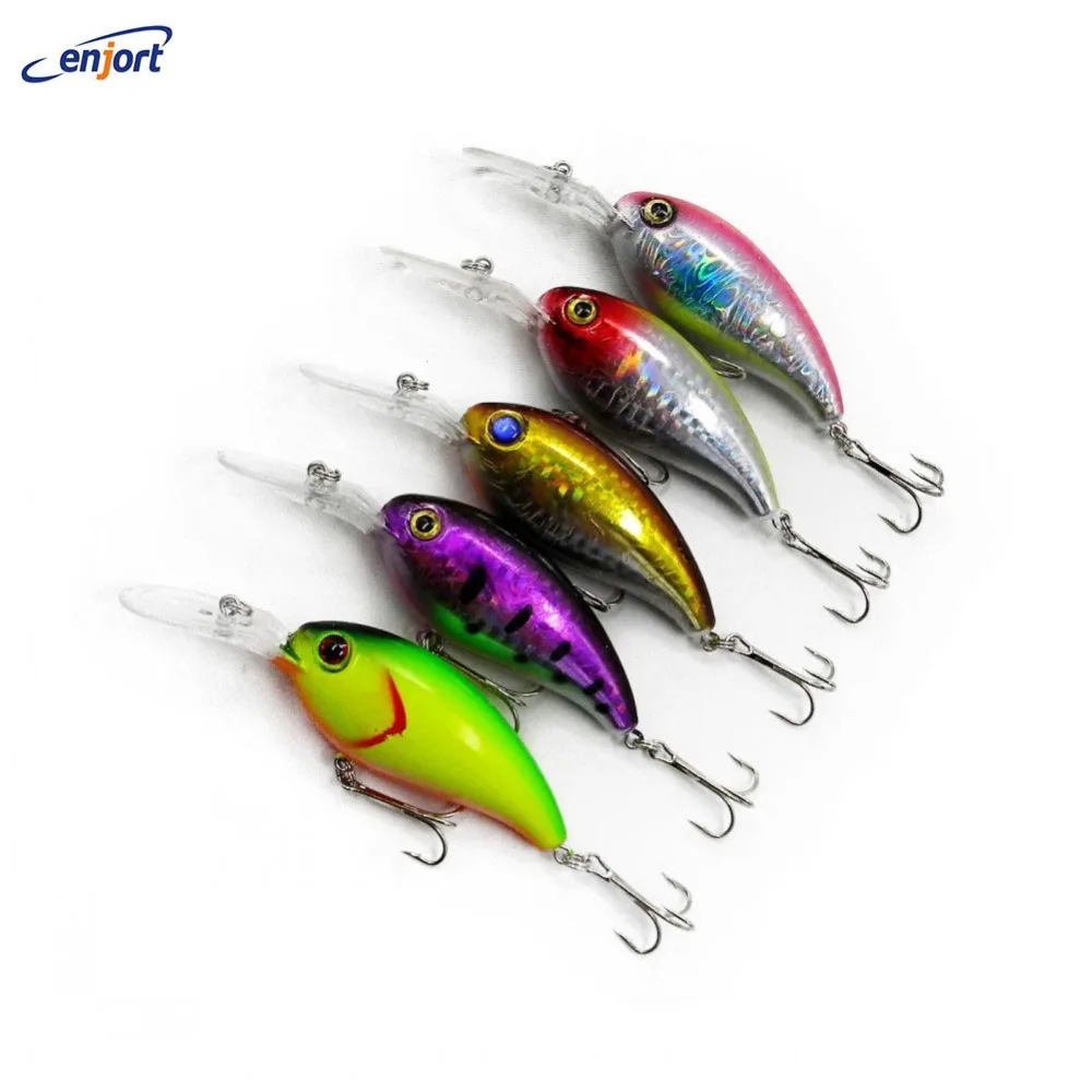 5 шт./партия приманки для кренкбейта 10 см-14.8g-4 # крючки искусственная пластиковая
