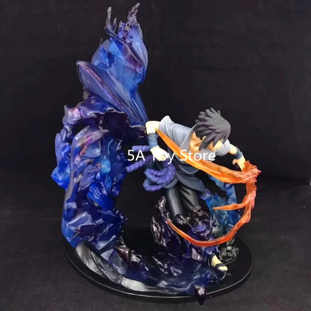 Экшн-фигурка рисунок аниме Наруто Zero Fire Uchiha Itachi и Sasuke Susanoo из ПВХ Коллекционная