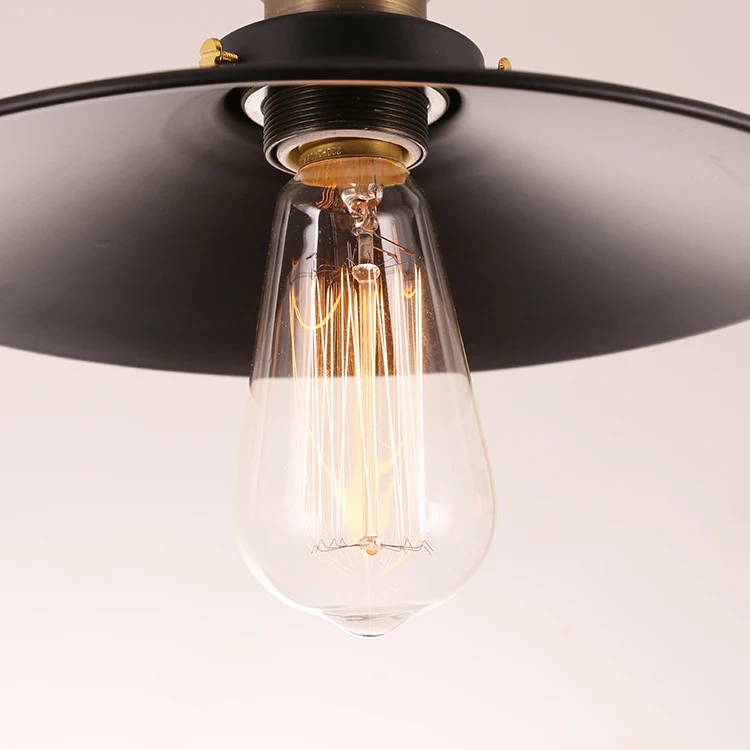 Американская винтажная железная лампа в стиле лофт подвесной светильник с