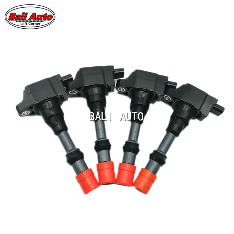 Left Corner 8X Genuine Japan HITACHI Rear And Front Ignition Coil For Honda Civic JAZZ FIT
