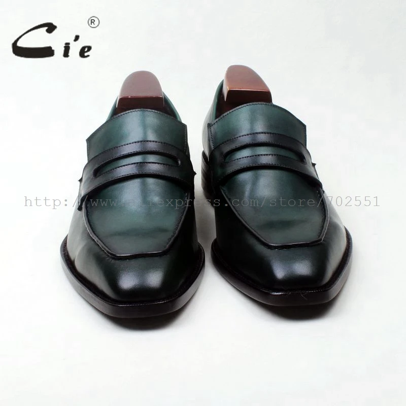 Cie/мужские кожаные туфли на заказ с квадратным носком Мужская кожаная обувь