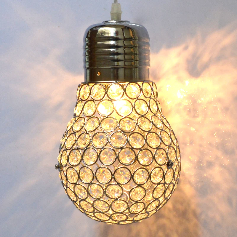 Большая лампа в форме кристалла подвесной светильник для ресторана бар