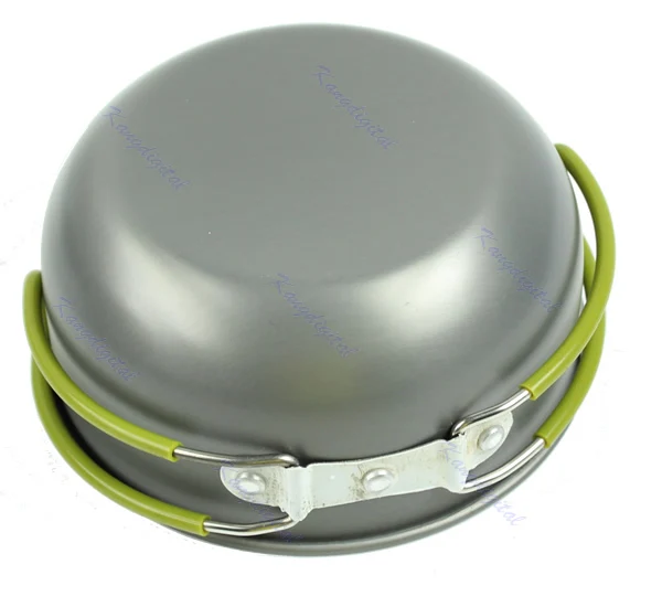 

4pcs/Set Outdoor Camping Hiking Cookware Backpacking Cooking Picnic Bowl Pot Pan