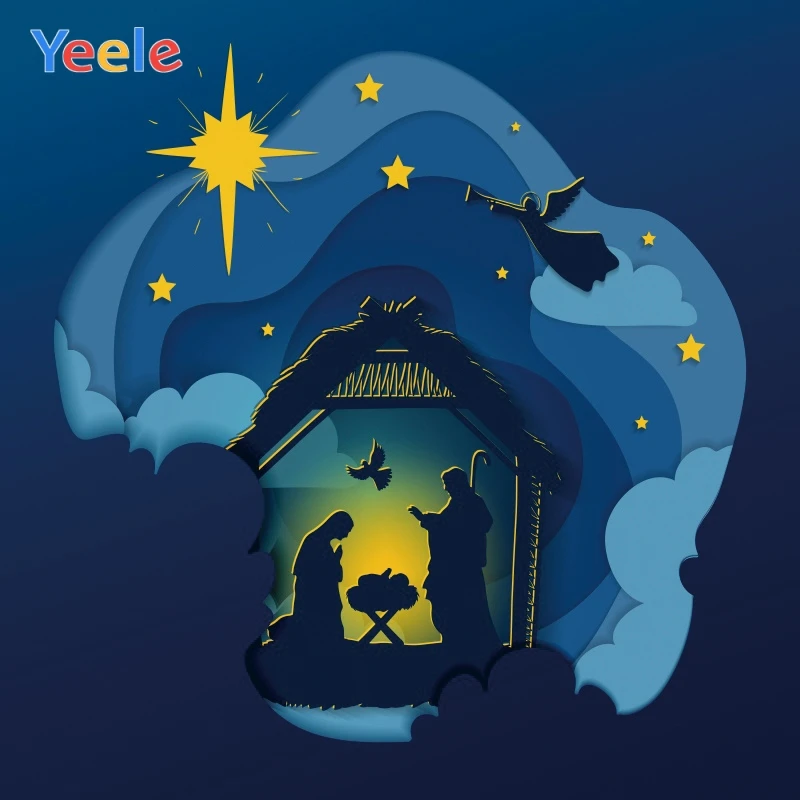 Фон для фотосъемки Yeele с изображением Иисуса и надежды ангела | Электроника