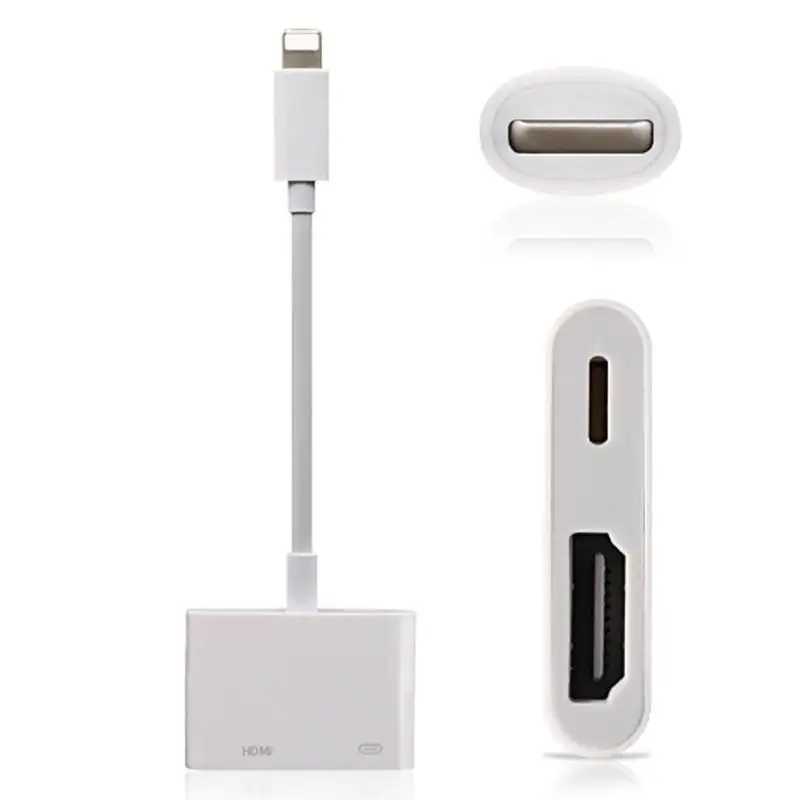 Lightning1 к HDMI цифровой AV ТВ кабель адаптер для iPad iPhone X 8 7 6 Plus