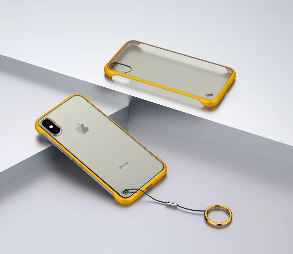 PZOZ For Apple iPhone 11 Pro Max X Xr Protection Case Xs Max 7 Case 8 6S Plus Rimless Luxury Case Ultra Thin Back Cover For iPhone7 iPhone8 iPhonex iPhone11 Smart Phone 5.8 6.1 6.5 Inch Protective Case Accessories