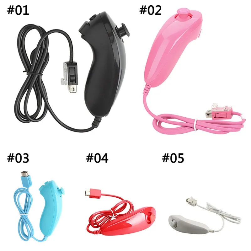 5 Colors Remote Controller Left Hand Game Joystick For Nintendo Wii Usb Port | Электроника