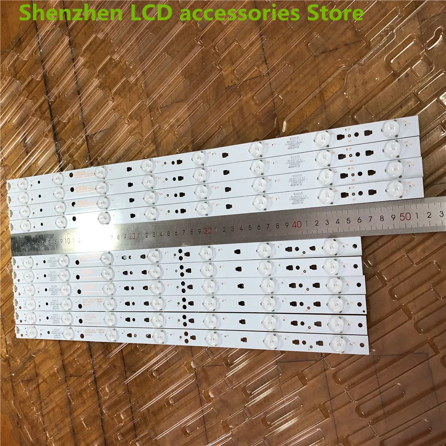 10 шт./лот для Haier LE48F3000W/LED48U3300 ЖК-дисплей подсветка LED48D8/LED48D7-ZC14-01 100% новый |