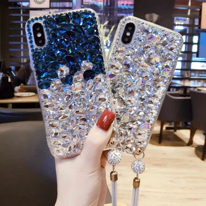 Rheinruby DIY блестящие стразы чехол для huawei mate 20 P20 Pro P9 P10 Plus 9 10 Nova 3I s| |