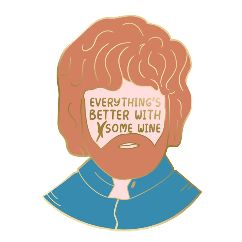 С каким-то винным тирионом эмалированным штифтом все лучше | Украшения и