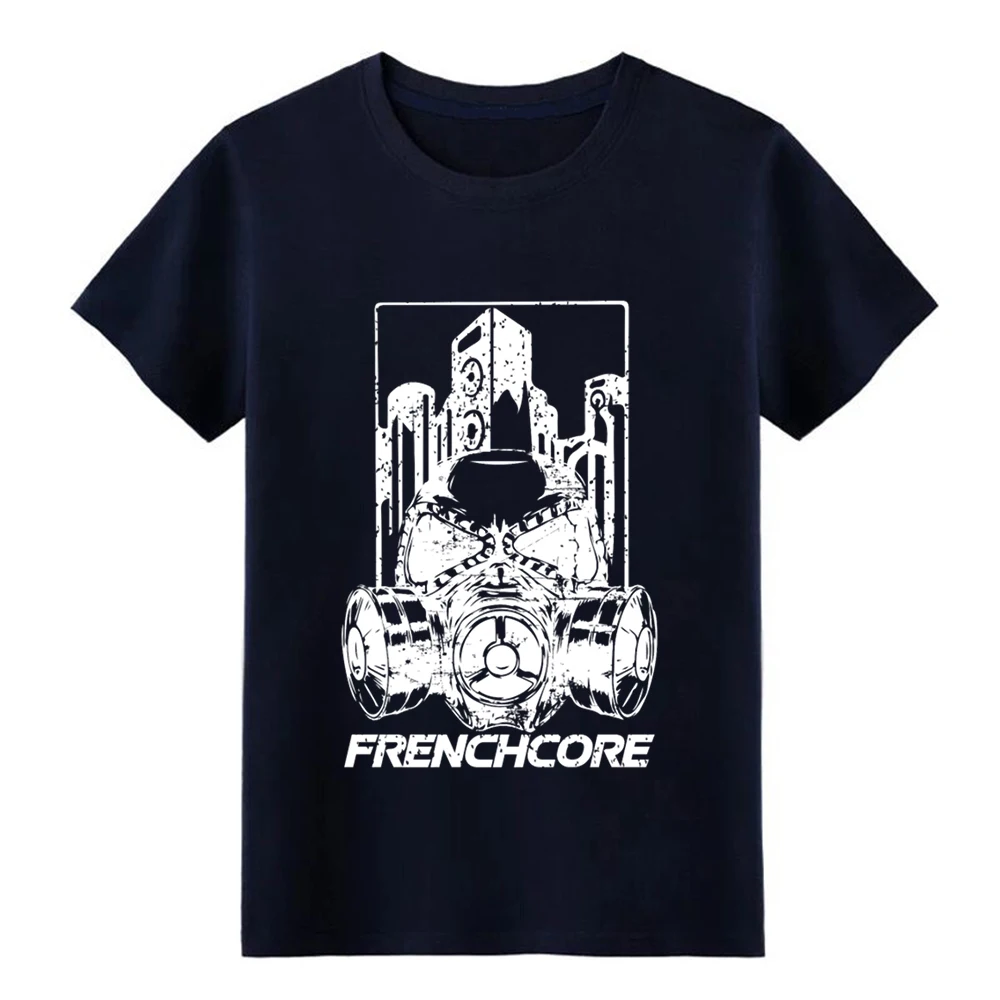 Мужская футболка Frenchcore (белая) на заказ 100% хлопок S XXXL крутая графическая летняя