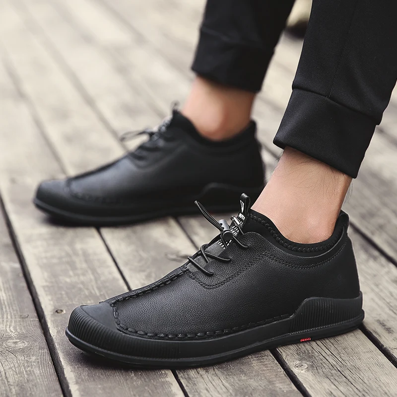 2018 Winter Fashion Comfortable Men Shoes Lace-up Genuine Leather Keep Warm With Fur &amp Plush Casual Male WX6 | Обувь