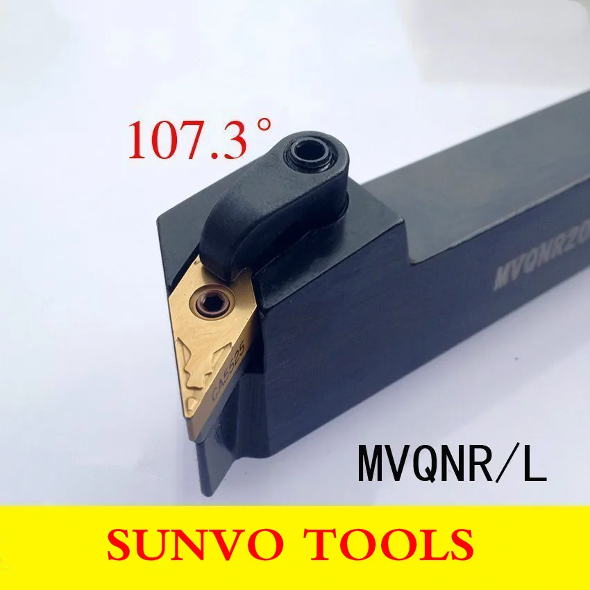Инструменты для наружной обточки MVQNR/MVQNL 1616H16 держатель инструмента с ЧПУ