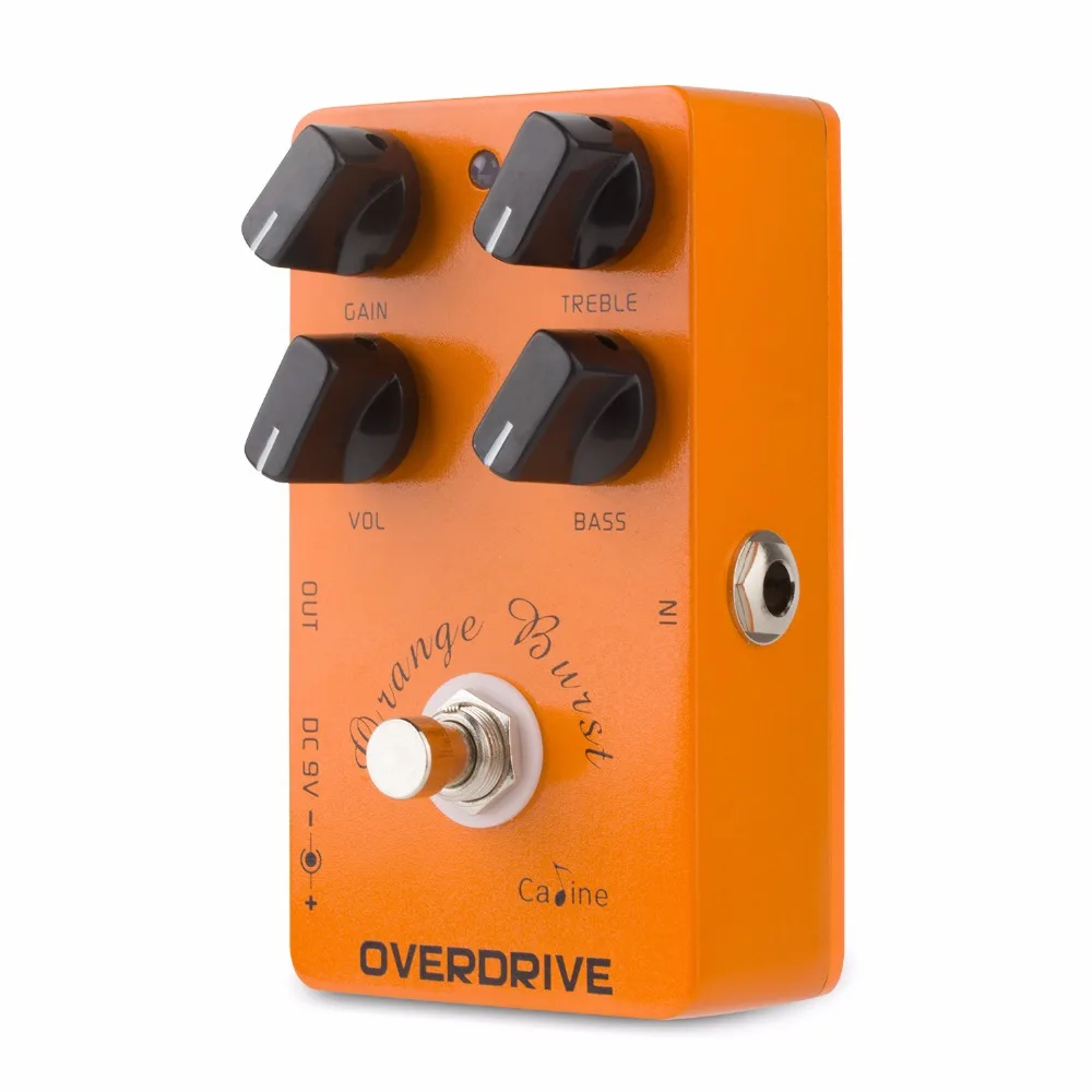 Высокое качество Caline CP-18 OD Orange Burst гитары Эффект педали педаль эффекта овердрайв