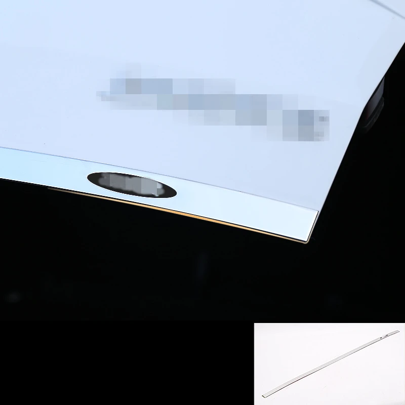 Black logo Для SKODA KAROQ из нержавеющей стали, задний протектор багажника, накладка на задний бампер, защита задней двери, аксессуары для отделки - Цвет: Black logo