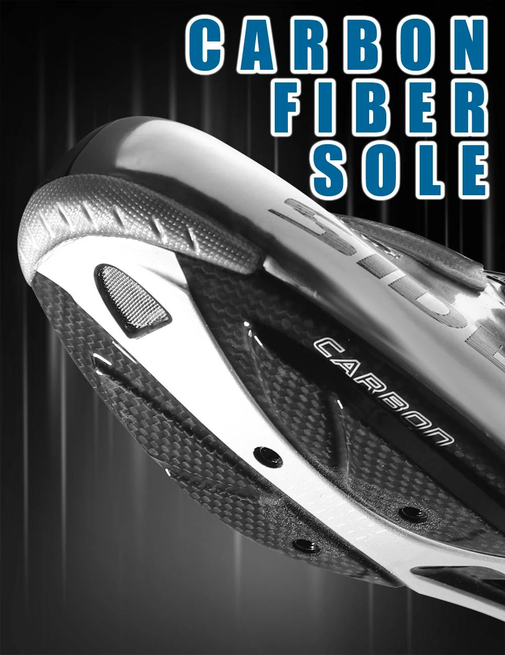 Sidebike Углеродные велосипедные кроссовки для шоссейного велосипеда, мужские гоночные профессиональные спортивные велосипедные кроссовки с самоблокирующимся замком, Серебристые