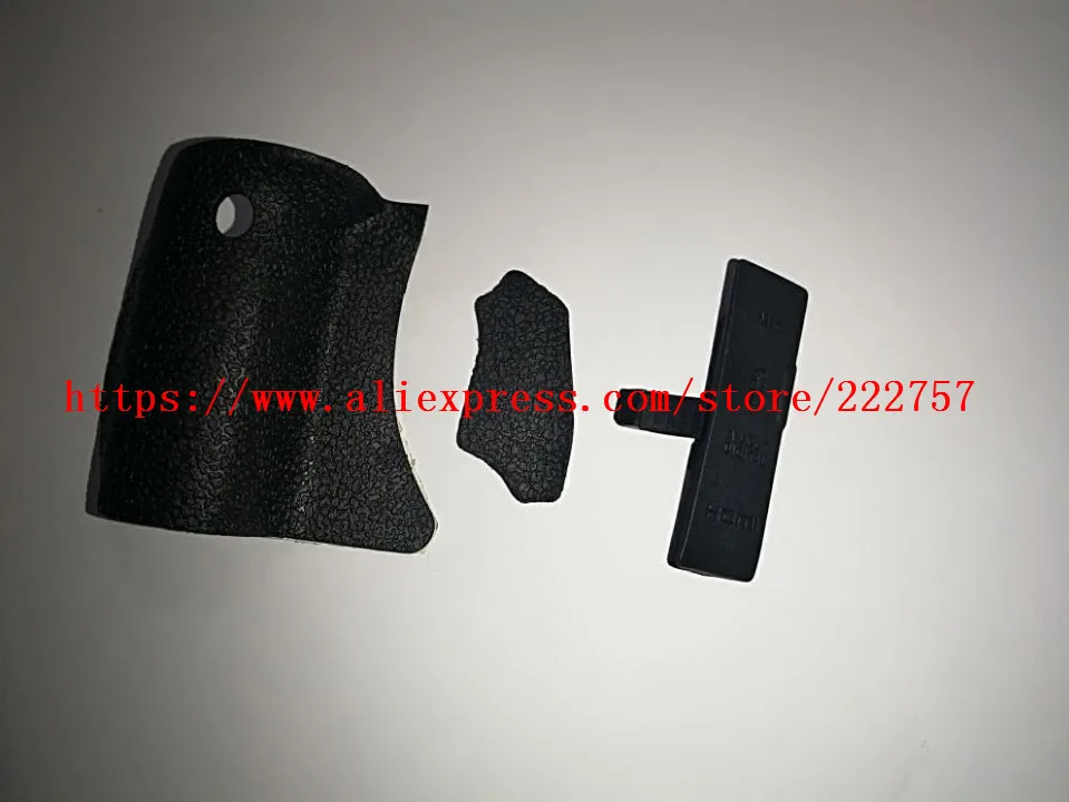 Nova Empunhadura Dianteira e Direita de Borracha para Câmera Digital para Canon 550d e Borracha de Suporte Traseira com Usb
