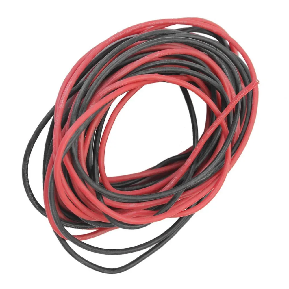 ALLiSHOP гибкий 24 Калибр AWG силиконовый резиновый провод кабель термостойкий #