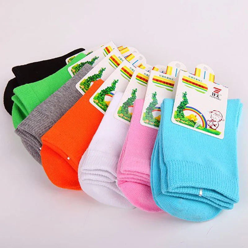 Носки детские хлопковые карамельных цветов на возраст 1 9 лет 4 пары|children sock for