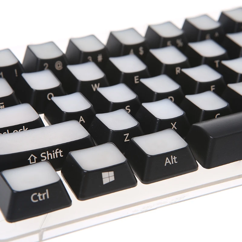 1 комплект RGB передняя сторона печатная подсветка колпачки 104 ISO ANSI раскладка с подсветкой OEM колпачки