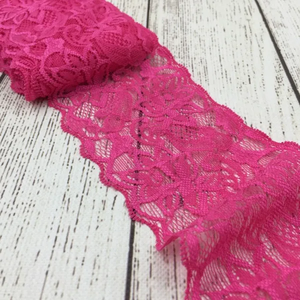 Эластичная кружевная лента для украшения 10 ярдов/цвет/упаковка 3 дюйма широкий