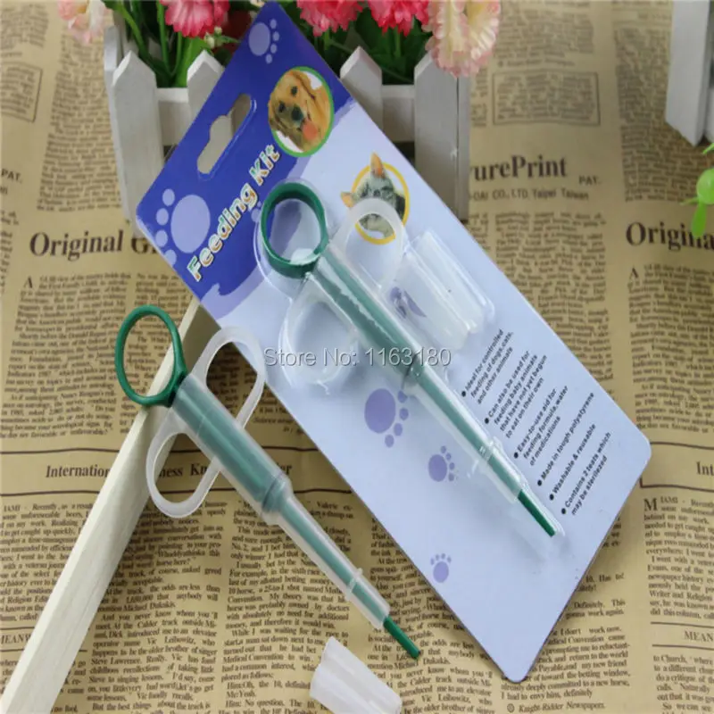 

30pcs/lot New Pet Dog Cat Medicine Tablet Piller Water Feeding Kit Syringe Giving Aid Pump Pet Feeding Device Medicine needle