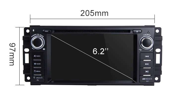 LJHANG 1 Din автомобильный dvd-плеер Android 9,0 для JEEP Wrangler Компас Grand Cherokee Commander Dodge gps wifi Мультимедиа стерео Авто