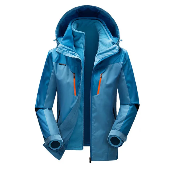Women Sky blue Grizzilla Мужская и Женская лыжная куртка зимний костюм для сноубординга Мужская Уличная теплая водонепроницаемая ветрозащитная дышащая Лыжная куртка - Цвет: Women Sky blue