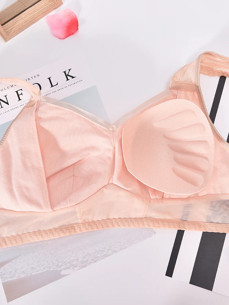 Lady Special Underwear Breast Bra After Breast Cancer Operation Artificial Bra Special Padded Bra No Steel Ring Breathable D1074