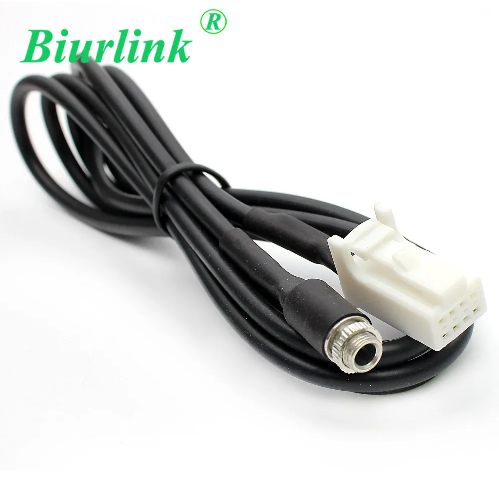 

Разъем Aux-in для Nissan Infiniti Sylphy Tiida Qashqai Geniss, 8-контактный переходник для CD, 3,5 мм