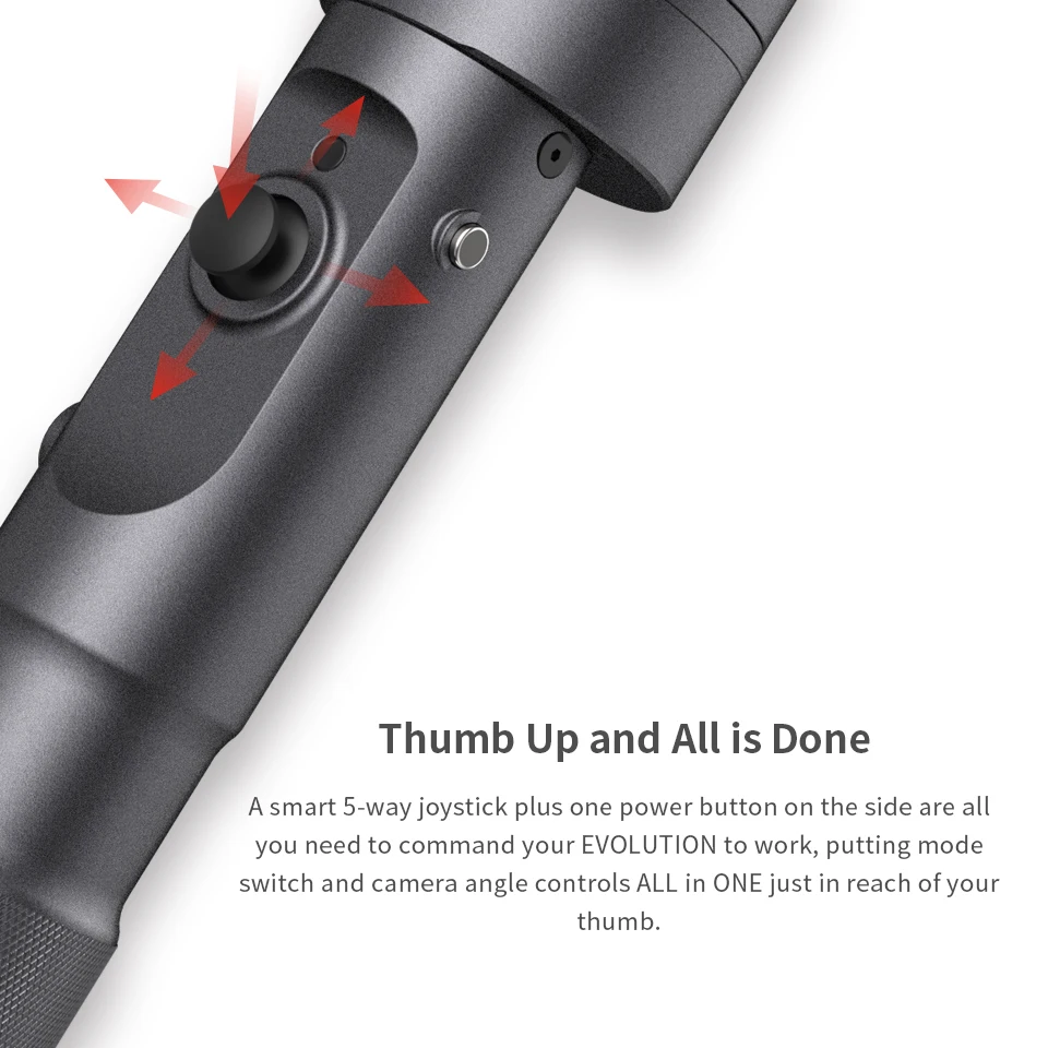 Zhiyun Z1 Evolution 3-х позиционный ручной карданный стабилизатор для gopro hero 7 белый дополнительный монитор Камера sjcam YI Action Камера s