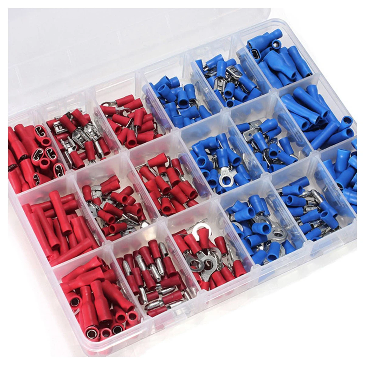 360 pcs Insulated Assorted Electrical Wire Terminal Crimp Connector Spade Set | Обустройство дома