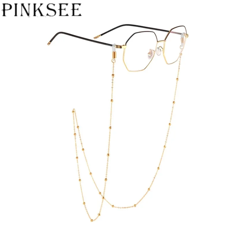 PINKSEE высококачественная металлическая шариковая цепочка для чтения очков