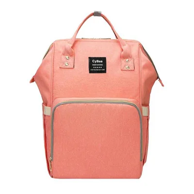 Fashion Mummy Maternity Insulation Bag Large Capacity Nappy Bag Travel Backpack Nursing Bag for Baby Care Women's Fashion Bag - Цвет: Orange