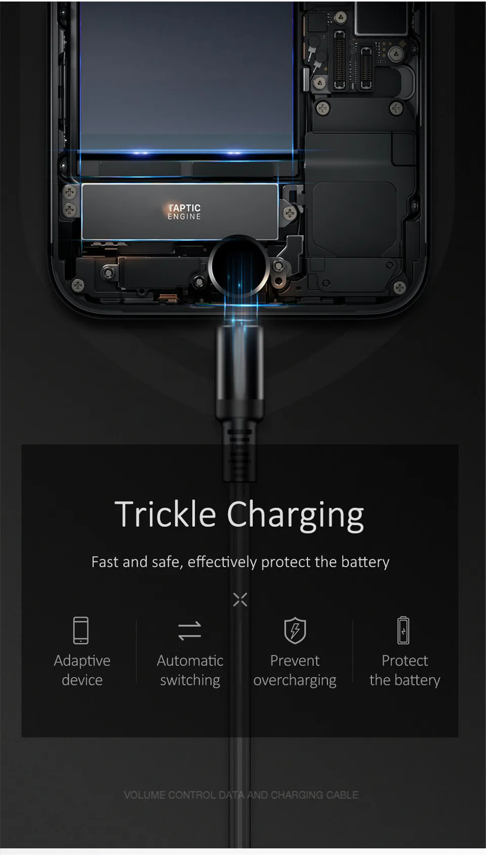 Светодиодный светильник Micro USB кабель, регулятор громкости танцы флэш-кабель для iPhone X светильник ing type-C телефон синхронизация данных 2A кабель для быстрой зарядки