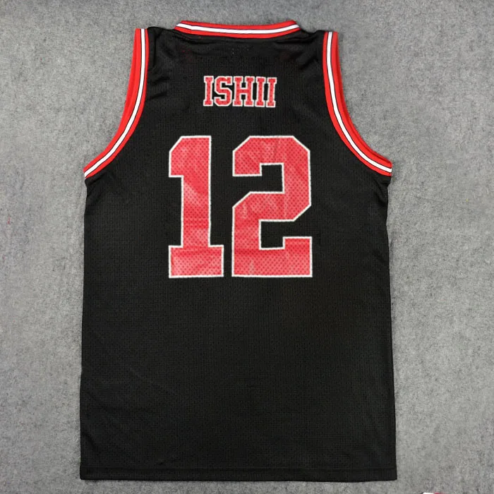Slam Dunk костюмы для косплея Shohoku NO12 Ishi i Kentarou баскетбольные Джерси наборы (шорты +