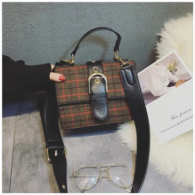 2018 новая Корейская маленькая Диагональная Сумка через плечо в стиле ретро|Сумки