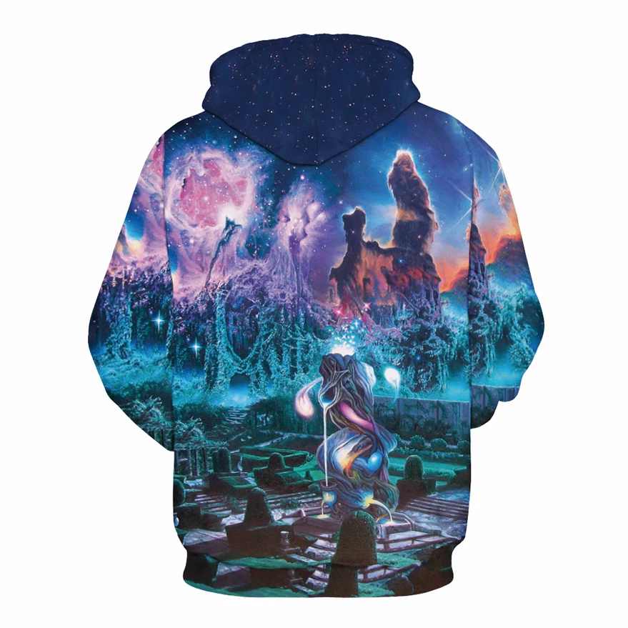 

2021 new colorful Galaxy 3D Hoodies Men/Women Sweatshirts Hooded big Size Outwear Printed Fashion Sweatshirt Tracksuits Male T
